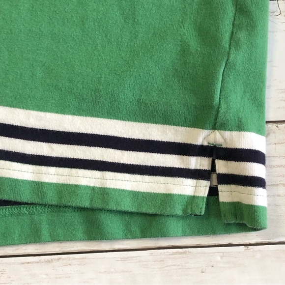 BROOKS BROTHERS 346 Men Green/White/Black Striped Long Sleeve Polo Sz L - Picture 6 of 11